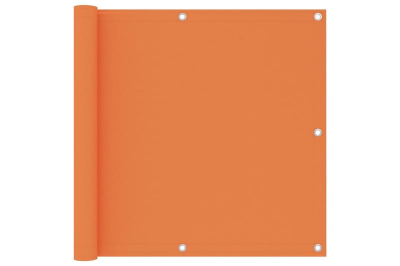 Parvekkeen suoja oranssi 90x500 cm Oxford-kangas - Oranssi - Puutarhakalusteet - Parveke - Turvallisuus & parvekkeen tuulisuoja - Parvekesuoja