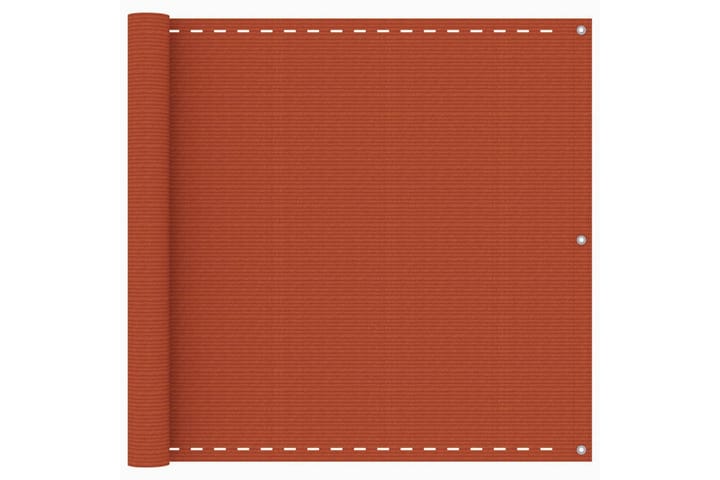 Parvekkeen suoja oranssi 90x600 cm HDPE - Oranssi - Parvekesuoja