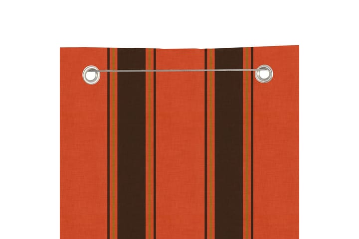 Parvekkeen suoja oranssi ja ruskea 80x240 cm Oxford kangas - Monivärinen - Parvekesuoja