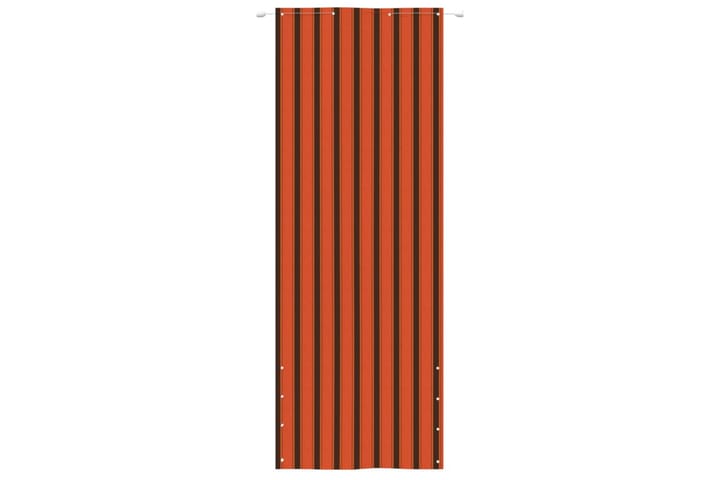 Parvekkeen suoja oranssi ja ruskea 80x240 cm Oxford kangas - Monivärinen - Parvekesuoja