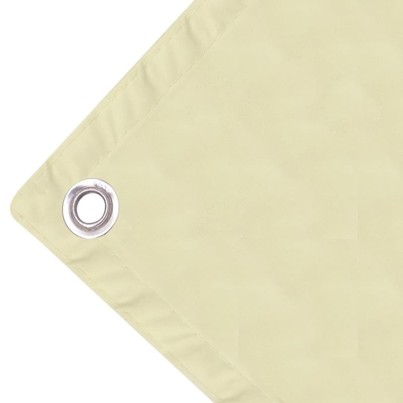 Parvekkeen Suoja Oxford Kangas 90x400 cm Kerma - Kerma - Puutarhakalusteet - Parveke - Turvallisuus & parvekkeen tuulisuoja - Parvekesuoja