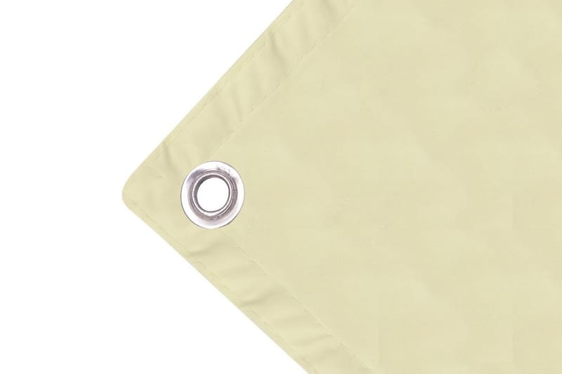 Parvekkeen Suoja Oxford Kangas 90x600 cm Kerma - Valkoinen - Puutarhakalusteet - Parveke - Turvallisuus & parvekkeen tuulisuoja - Parvekesuoja