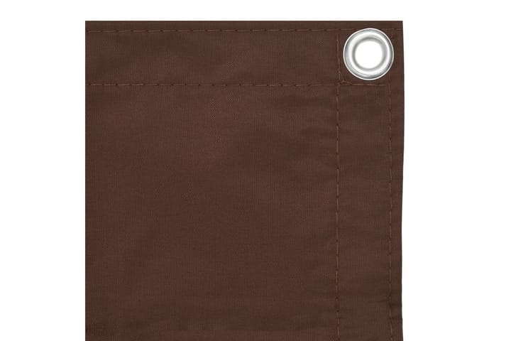 Parvekkeen suoja ruskea 120x300 cm Oxford kangas - Ruskea - Parvekesuoja