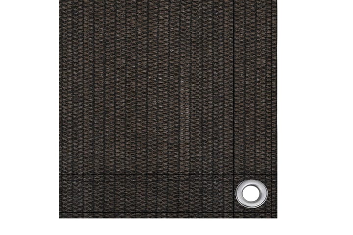 Parvekkeen suoja ruskea 120x500 cm HDPE - Parvekesuoja