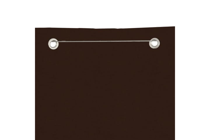 Parvekkeen suoja ruskea 140x240 cm Oxford kangas - Ruskea - Parvekesuoja