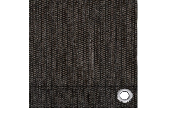 Parvekkeen suoja ruskea 75x500 cm HDPE - Parvekesuoja