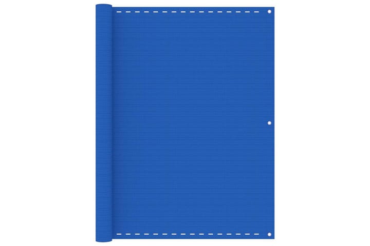 Parvekkeen suoja sininen 120x300 cm HDPE - Sininen - Parvekesuoja