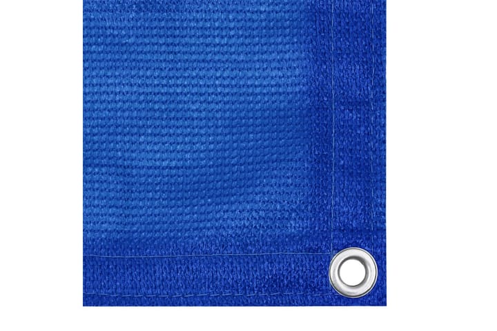 Parvekkeen suoja sininen 75x400 cm HDPE - Sininen - Parvekesuoja