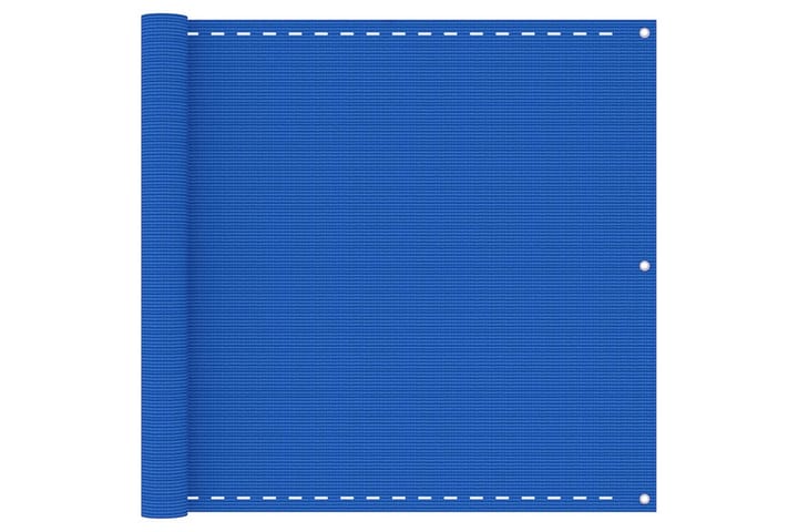 Parvekkeen suoja sininen 90x400 cm HDPE - Sininen - Parvekesuoja