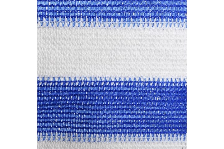Parvekkeen suoja sininen ja valkoinen 75x300 cm HDPE - Monivärinen - Parvekesuoja