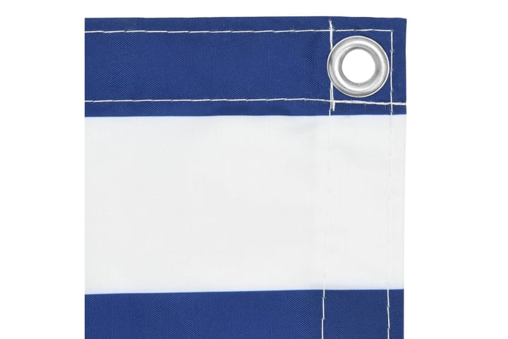 Parvekkeen suoja sinivalkoinen 120x300 cm Oxford kangas - Monivärinen - Parvekesuoja