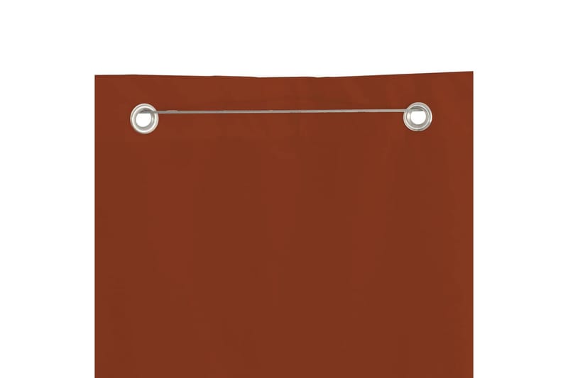 Parvekkeen suoja terrakotta 140x240 cm Oxford kangas - Ruskea - Puutarhakalusteet - Parveke - Turvallisuus & parvekkeen tuulisuoja - Parvekesuoja
