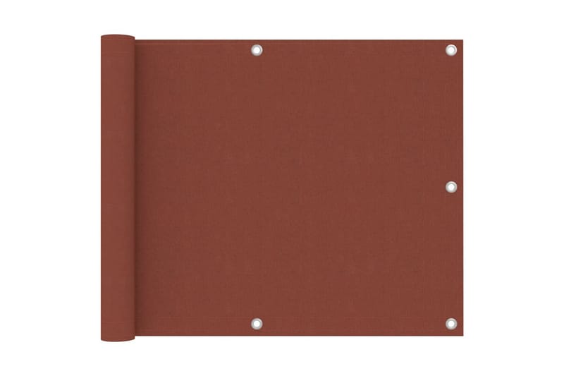 Parvekkeen suoja terrakotta 75x500 cm Oxford kangas - Puutarhakalusteet - Parveke - Turvallisuus & parvekkeen tuulisuoja - Parvekesuoja