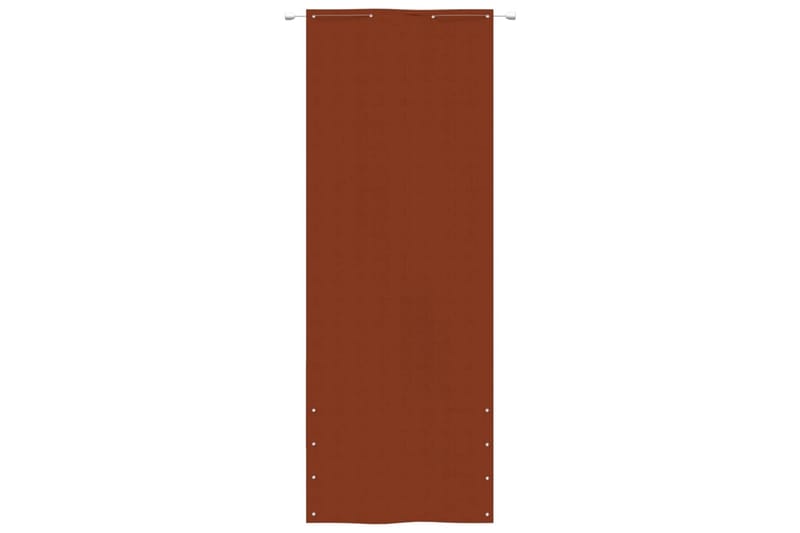 Parvekkeen suoja terrakotta 80x240 cm Oxford kangas - Ruskea - Puutarhakalusteet - Parveke - Turvallisuus & parvekkeen tuulisuoja - Parvekesuoja