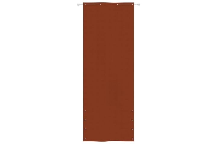 Parvekkeen suoja terrakotta 80x240 cm Oxford kangas - Ruskea - Parvekesuoja