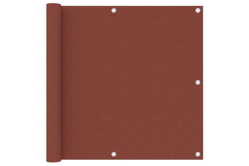 Parvekkeen suoja terrakotta 90x500 cm Oxford kangas - Puutarhakalusteet - Parveke - Turvallisuus & parvekkeen tuulisuoja - Parvekesuoja