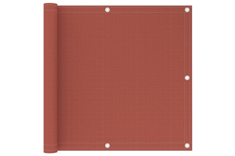 Parvekkeen suoja terrakotta 90x600 cm HDPE - Puutarhakalusteet - Parveke - Turvallisuus & parvekkeen tuulisuoja - Parvekesuoja