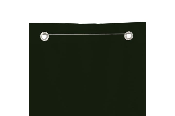 Parvekkeen suoja tummanvihreä 120x240 cm Oxford kangas - Vihreä - Parvekesuoja