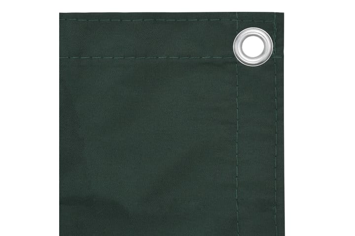 Parvekkeen suoja tummanvihreä 75x500 cm Oxford kangas - Vihreä - Parvekesuoja