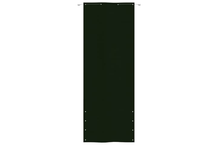 Parvekkeen suoja tummanvihreä 80x240 cm Oxford kangas - Vihreä - Parvekesuoja
