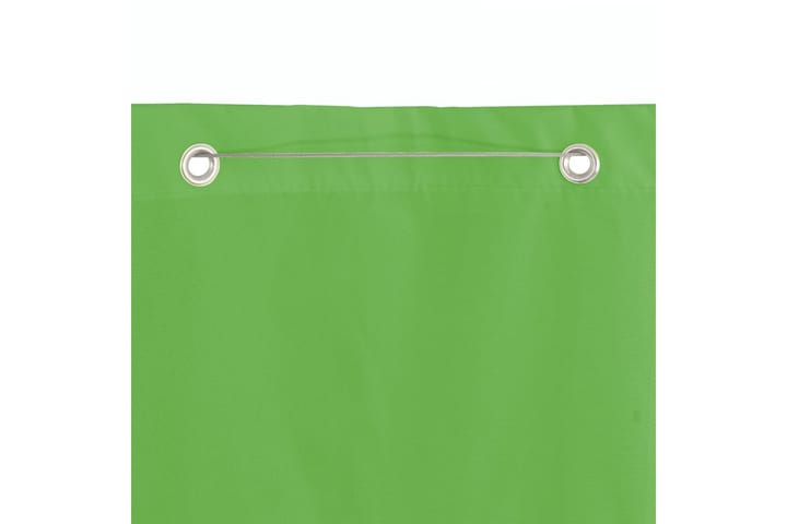 Parvekkeen suoja vaaleanvihreä 120x240 cm Oxford kangas - Vihreä - Parvekesuoja