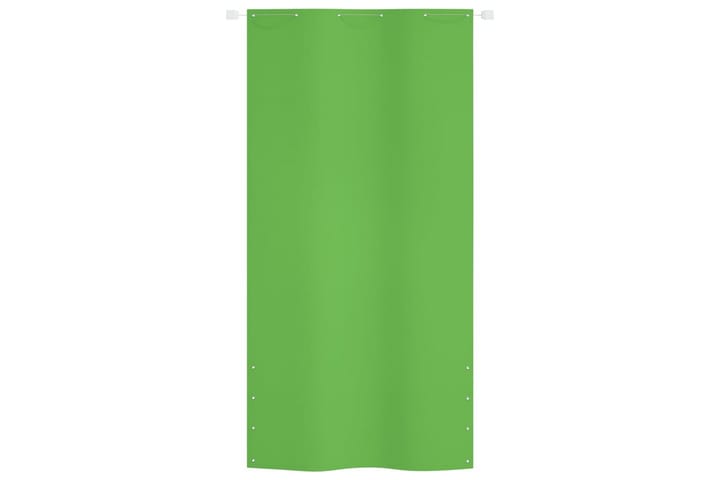 Parvekkeen suoja vaaleanvihreä 120x240 cm Oxford kangas - Vihreä - Parvekesuoja