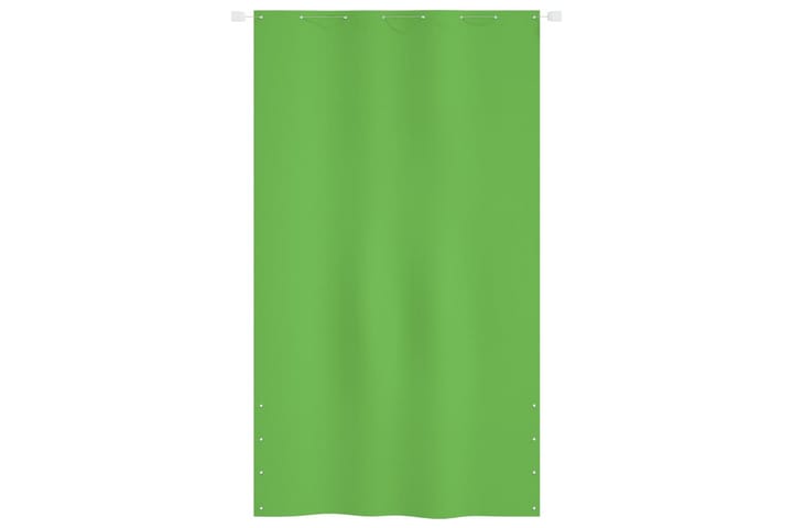 Parvekkeen suoja vaaleanvihreä 140x240 cm Oxford kangas - Vihreä - Parvekesuoja