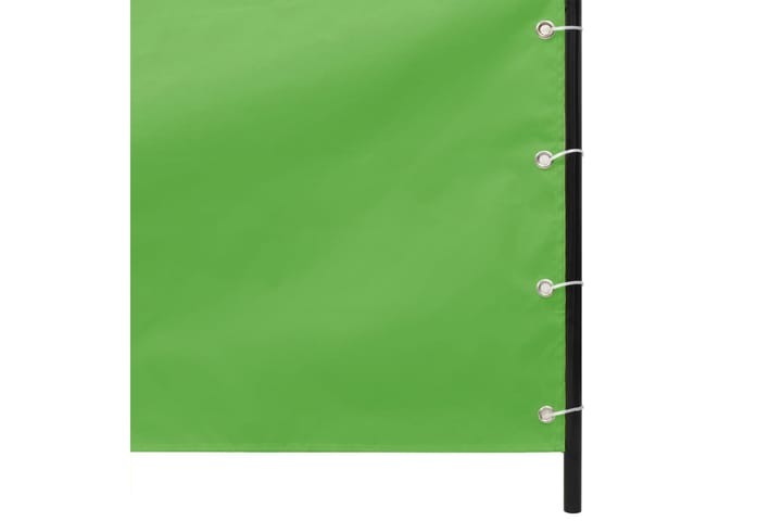 Parvekkeen suoja vaaleanvihreä 80x240 cm Oxford kangas - Vihreä - Parvekesuoja