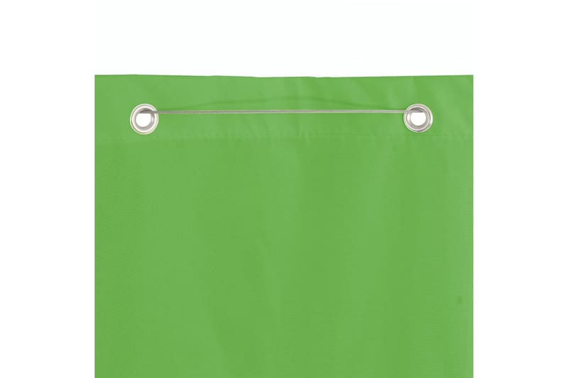 Parvekkeen suoja vaaleanvihreä 80x240 cm Oxford kangas - Vihreä - Puutarhakalusteet - Parveke - Turvallisuus & parvekkeen tuulisuoja - Parvekesuoja