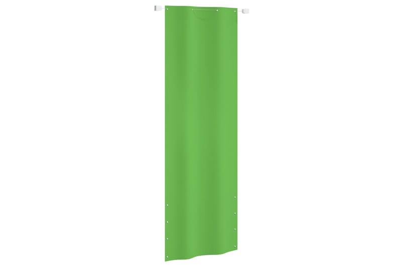 Parvekkeen suoja vaaleanvihreä 80x240 cm Oxford kangas - Vihreä - Puutarhakalusteet - Parveke - Turvallisuus & parvekkeen tuulisuoja - Parvekesuoja