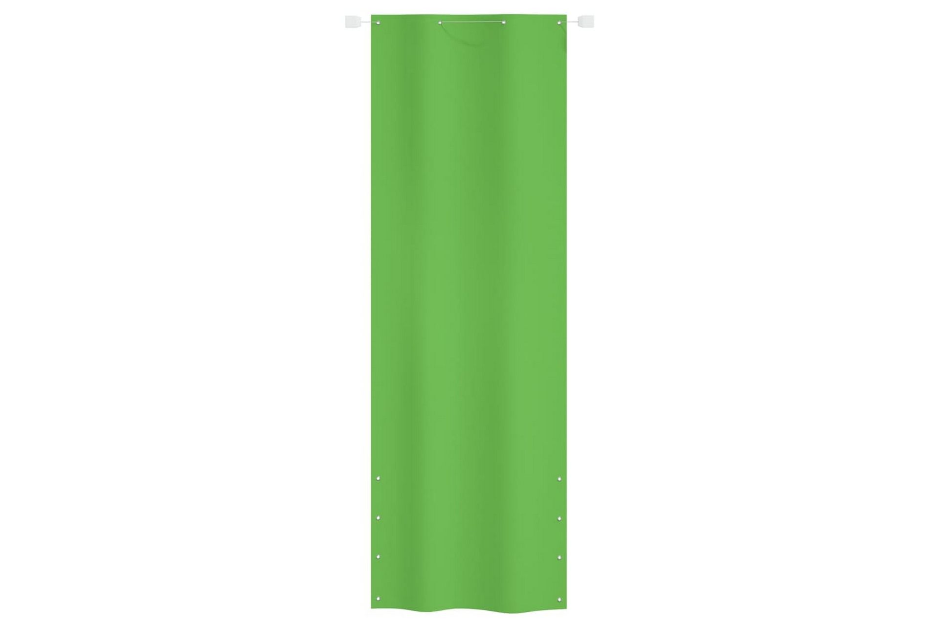 Parvekkeen suoja vaaleanvihreä 80x240 cm Oxford kangas - Vihreä - Puutarhakalusteet - Parveke - Turvallisuus & parvekkeen tuulisuoja - Parvekesuoja