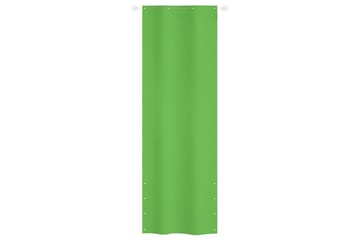 Parvekkeen suoja vaaleanvihreä 80x240 cm Oxford kangas - Vihreä - Puutarhakalusteet - Parveke - Turvallisuus & parvekkeen tuulisuoja - Parvekesuoja