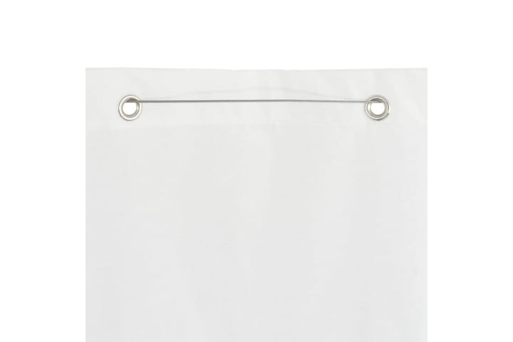 Parvekkeen suoja valkoinen 120x240 cm Oxford kangas - Valkoinen - Parvekesuoja