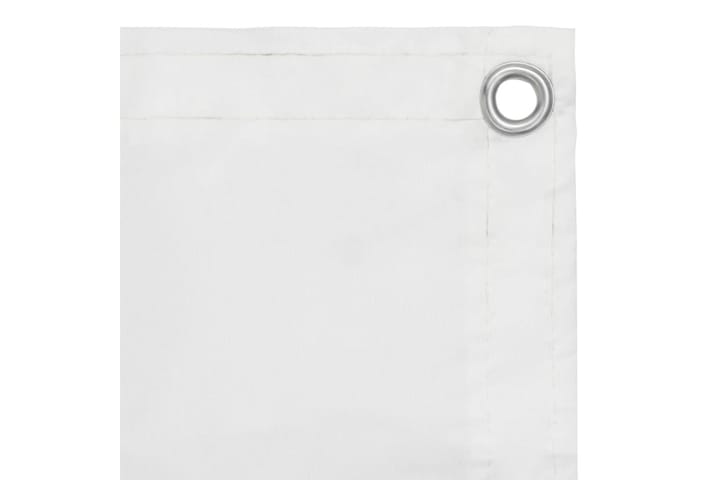 Parvekkeen suoja valkoinen 120x300 cm Oxford kangas - Valkoinen - Parvekesuoja