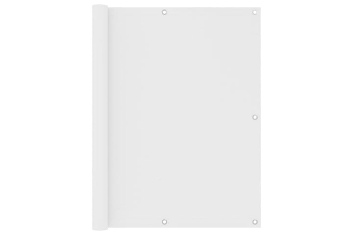 Parvekkeen suoja valkoinen 120x500 cm Oxford kangas - Valkoinen - Parvekesuoja