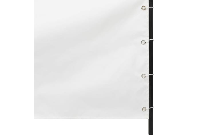 Parvekkeen suoja valkoinen 80x240 cm Oxford kangas - Valkoinen - Parvekesuoja