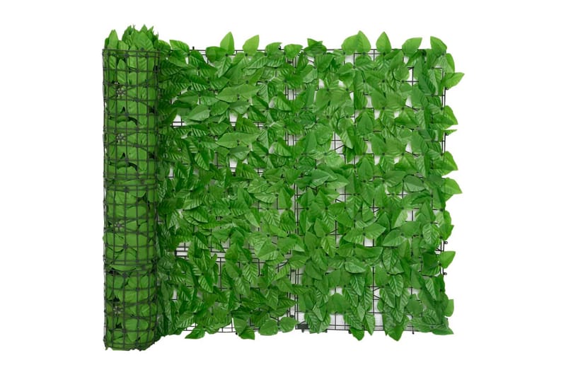Parvekkeen suoja vihreillä lehdillä 300x100 cm - Puutarhakalusteet - Parveke - Turvallisuus & parvekkeen tuulisuoja - Parvekesuoja