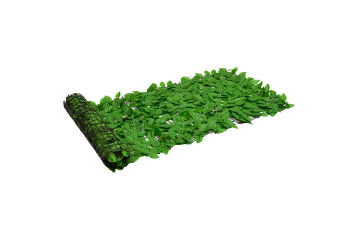 Parvekkeen suoja vihreillä lehdillä 300x75 cm - Parvekesuoja