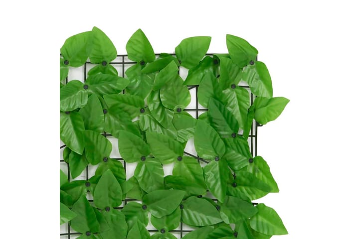 Parvekkeen suoja vihreillä lehdillä 400x100 cm - Parvekesuoja