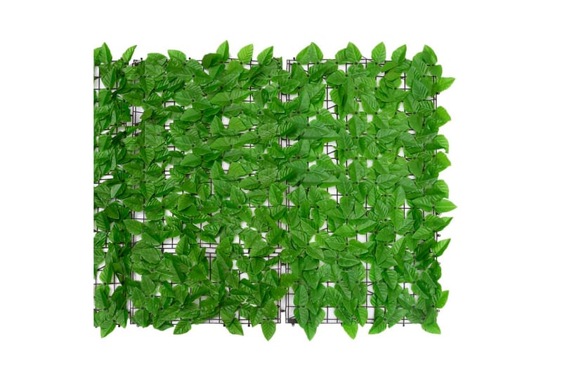 Parvekkeen suoja vihreillä lehdillä 400x100 cm - Puutarhakalusteet - Parveke - Turvallisuus & parvekkeen tuulisuoja - Parvekesuoja