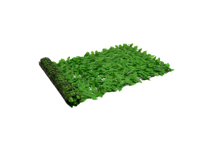 Parvekkeen suoja vihreillä lehdillä 500x100 cm - Parvekesuoja
