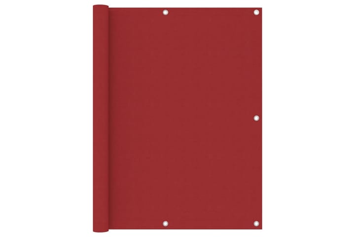 Parvekkeen suoja punainen 120x300 cm Oxford kangas - Punainen - Parvekesuoja