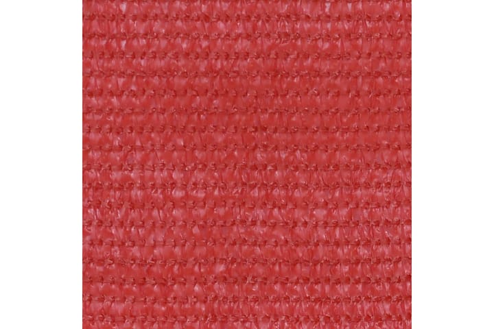 Parvekkeen suoja punainen 75x500 cm HDPE - Punainen - Parvekesuoja