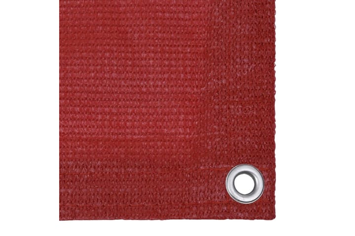Parvekkeen suoja punainen 120x600 cm HDPE - Punainen - Parvekesuoja