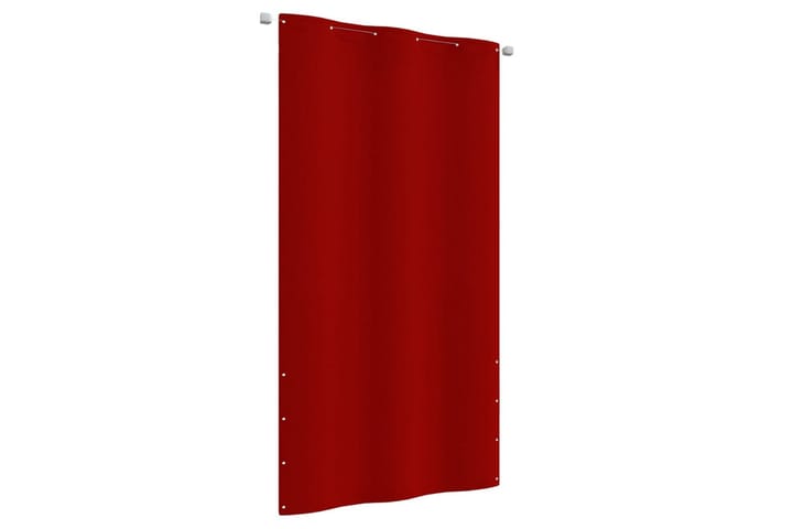 Parvekkeen suoja punainen 120x240 cm Oxford kangas - Punainen - Parvekesuoja