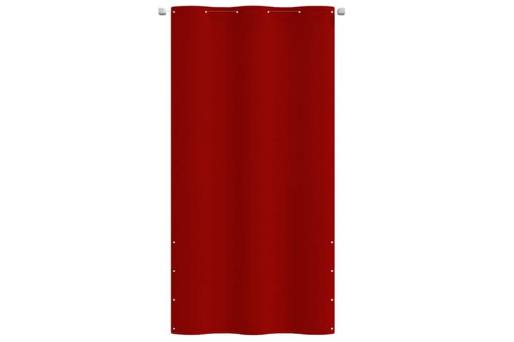 Parvekkeen suoja punainen 120x240 cm Oxford kangas - Punainen - Parvekesuoja