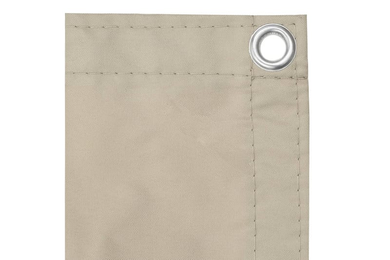 Parvekkeen suoja beige 120x600 cm Oxford kangas - Beige - Puutarhakalusteet - Parveke - Turvallisuus & parvekkeen tuulisuoja - Parvekesuoja