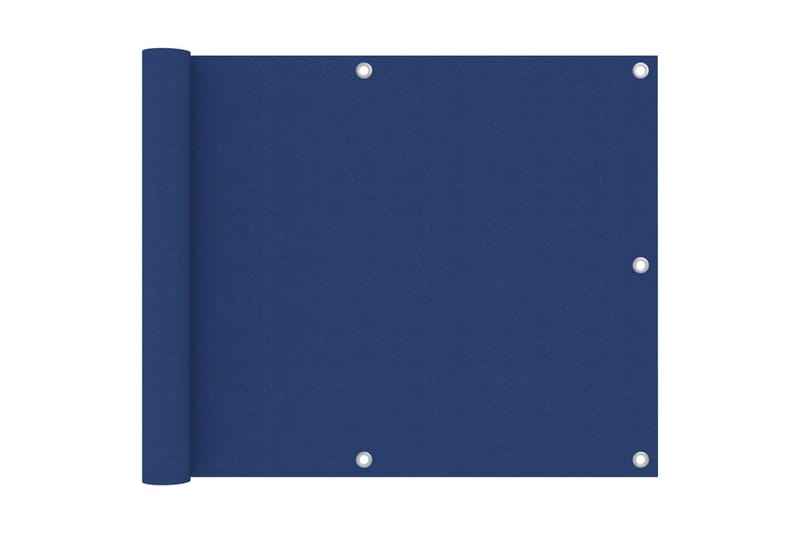 Parvekkeen suoja sininen 75x600 cm Oxford kangas - Sininen - Puutarhakalusteet - Parveke - Turvallisuus & parvekkeen tuulisuoja - Parvekesuoja