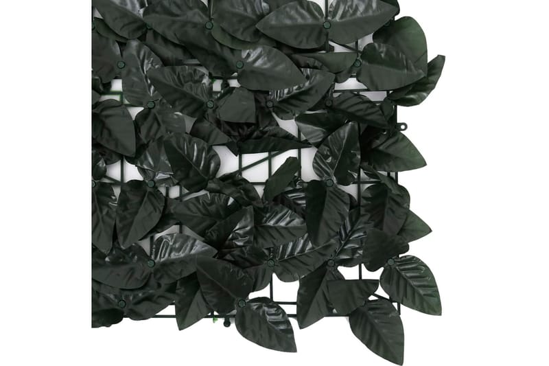 Parvekkeen suoja tummanvihreillä lehdillä 400x150 cm - Puutarhakalusteet - Parveke - Turvallisuus & parvekkeen tuulisuoja - Parvekesuoja