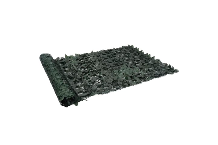 Parvekkeen suoja tummanvihreillä lehdillä 400x150 cm - Parvekesuoja